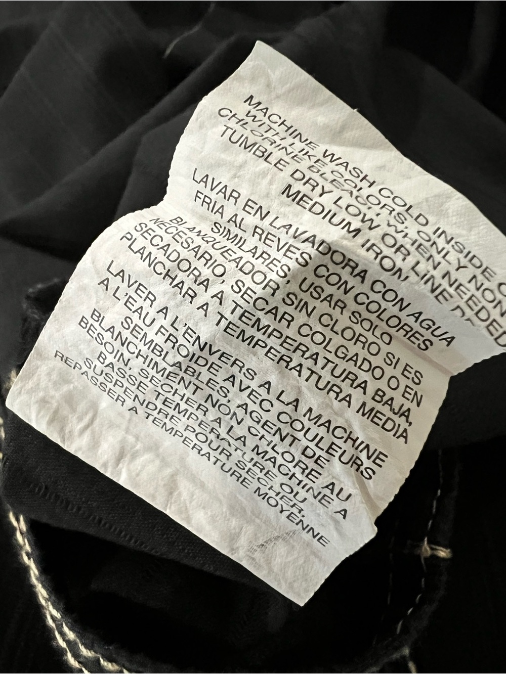Wrangler Black Long-Sleeve Western Shirt with Cream Embroidery - Picture 15 of 16